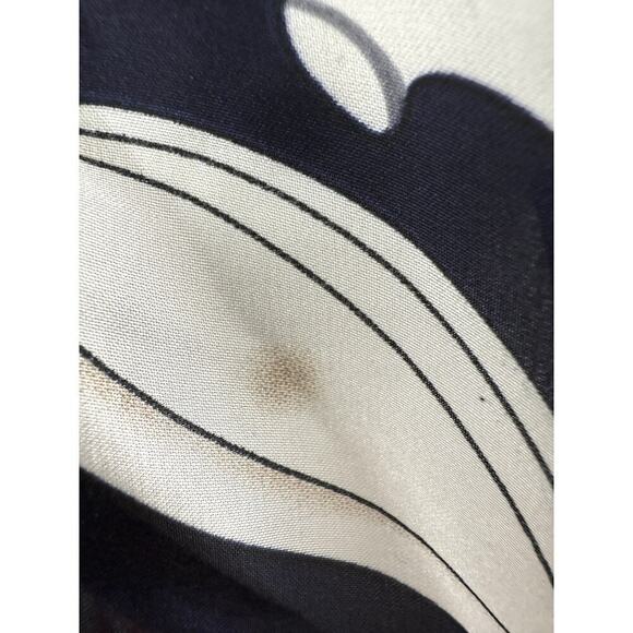 Casga Collection Cotton/Poly Pop Art Italy T-shirt Sz L Detachable Scarf - Picture 7 of 7